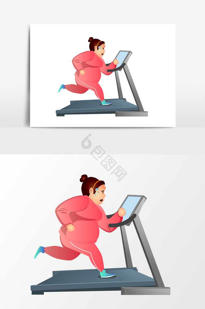 减肥跑步图片