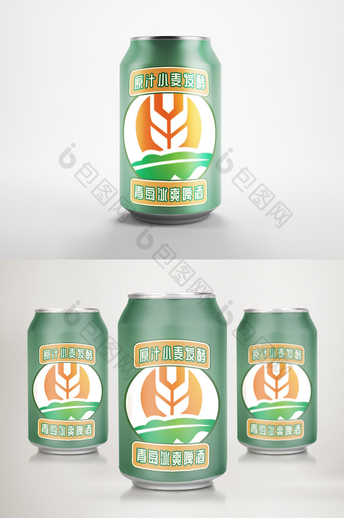 原汁小麦青岛啤酒包装图片图片