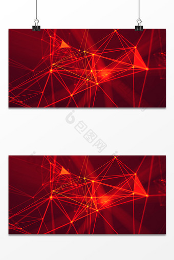 红色商务科技感背景设计图片