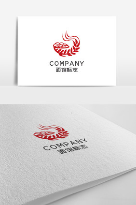 创意时尚面食标志logo设计