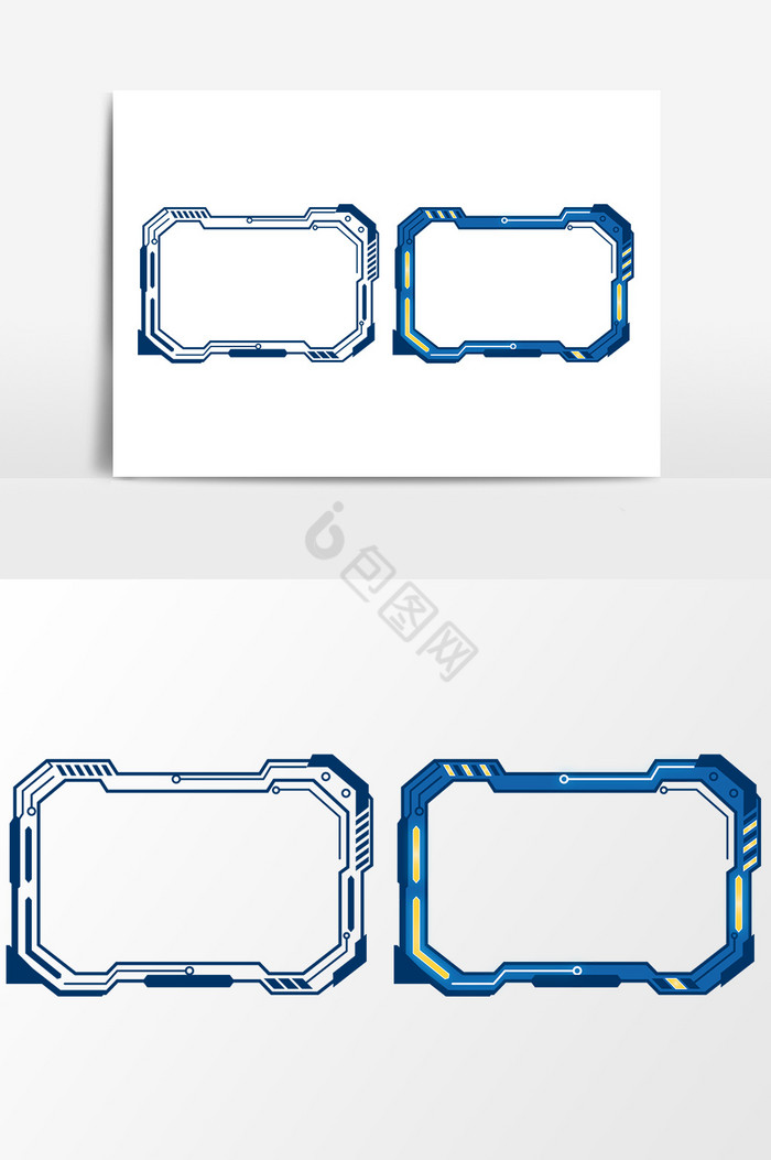 科技显示屏边框图片