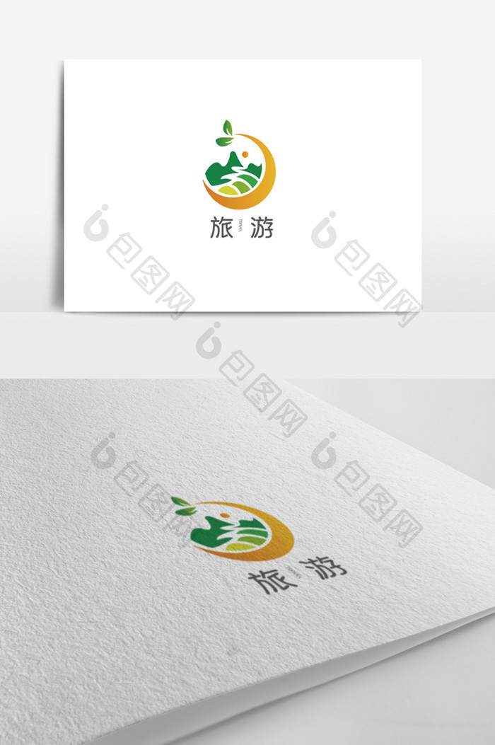 大气时尚简约旅游公司logo设计模板