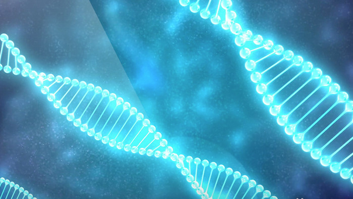 蓝色色调粒子DNA效果元素企业宣传互联网