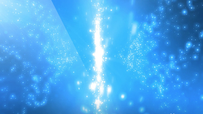 震撼炫酷蓝色粒子斑点闪烁科技互联网背景