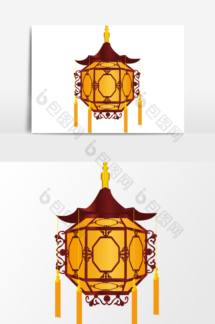 中国传统故宫灯灯笼元素