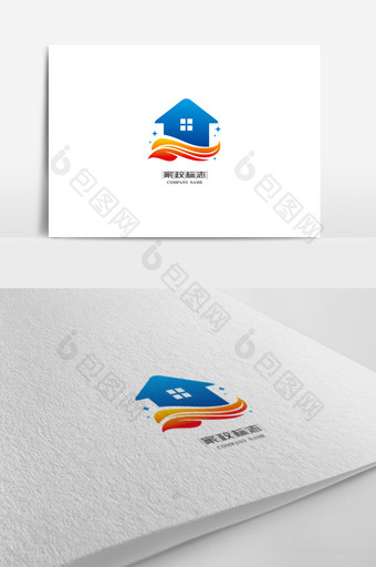 创意家政标志logo设计图片