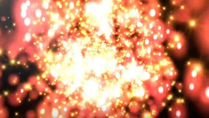 红色色调粒子火焰爆炸炫酷震撼晚会背景元素