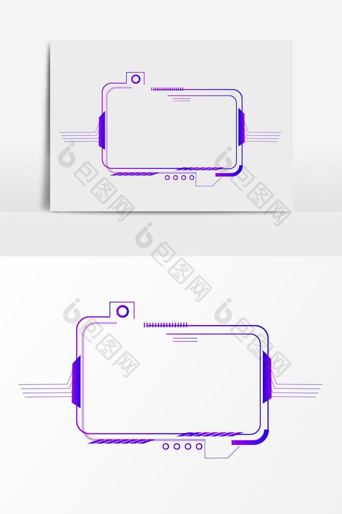科技人工智能交互边框图片图片