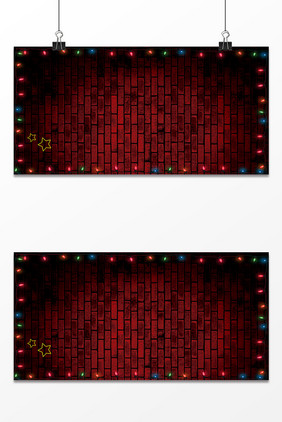节日背景墙装饰设计