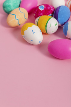 复活节彩蛋粉色素材