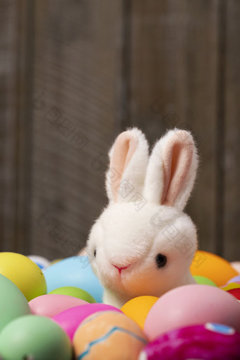 兔子彩蛋复活节海报