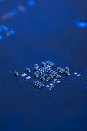 CPU科技创意电路板素材