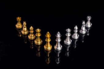国际象棋博弈对战图片