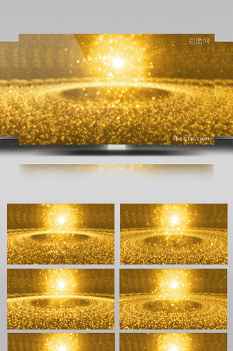 金色空间粒子颁奖舞台背景素材图片