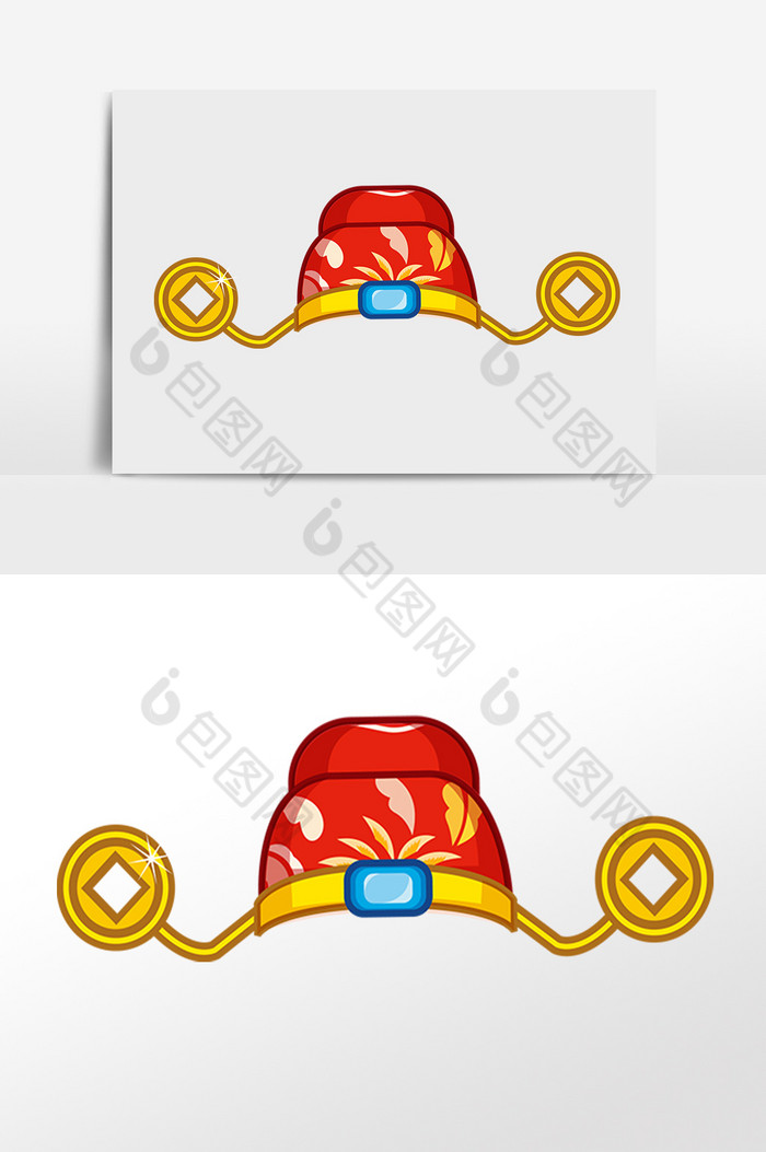 新年财神帽子图片图片