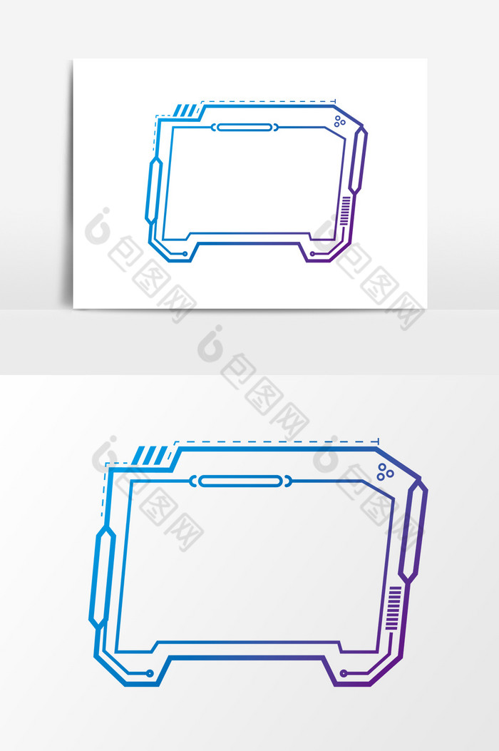 科技感显示屏边框图片图片