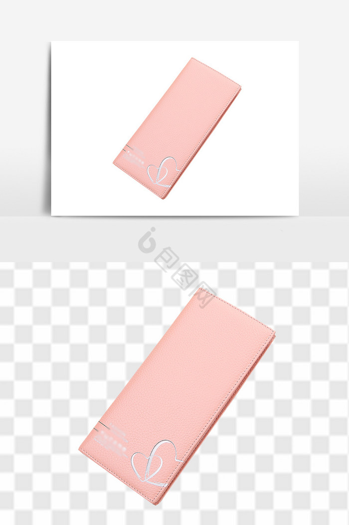 粉色新款钱包图片