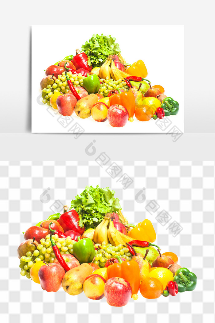 新鲜水果蔬菜组合大全图片图片