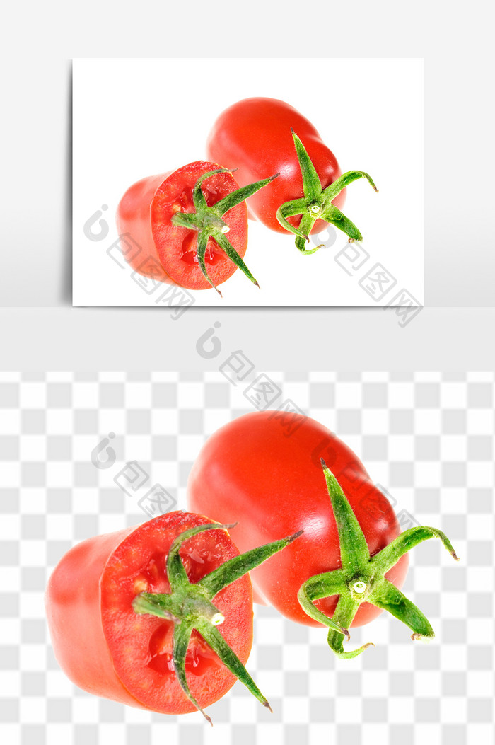 美味的番茄西红柿元素