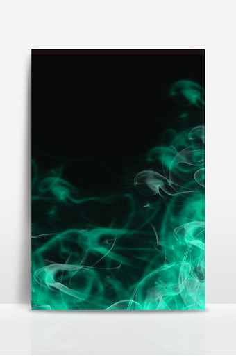 绿色烟雾缭绕设计背景图片