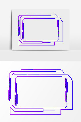 交互界面边框素材
