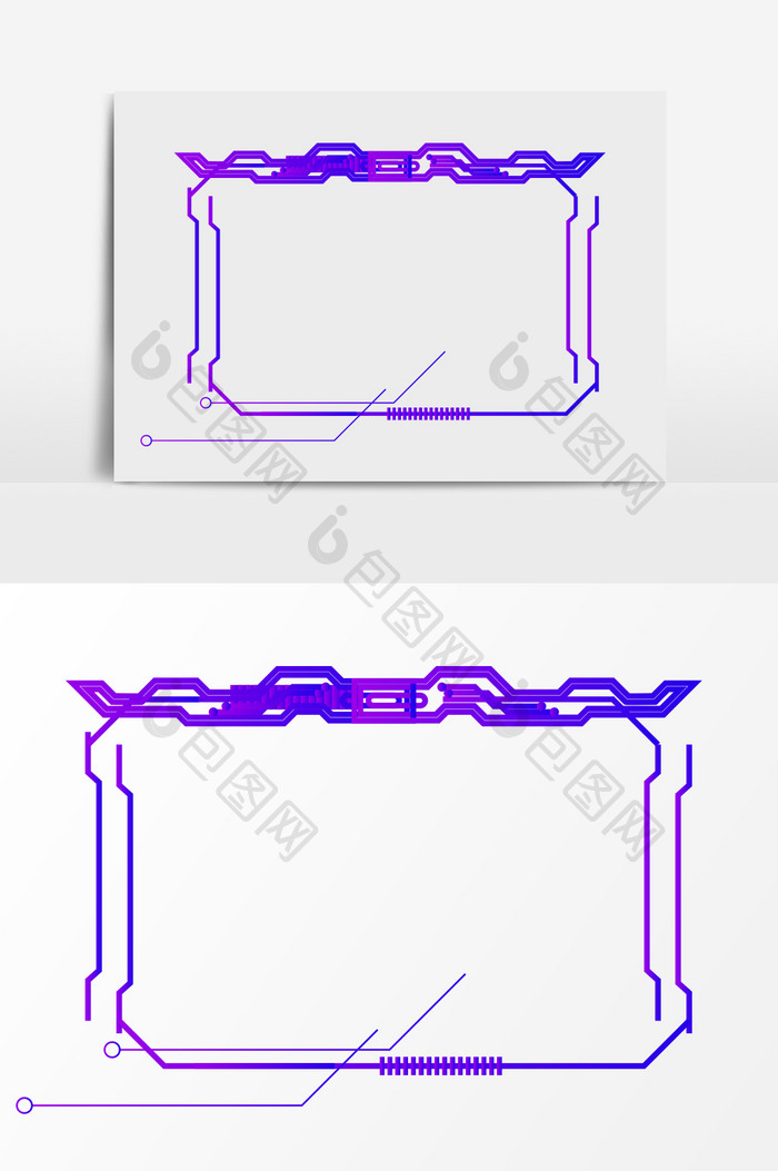 人工智能边框素材