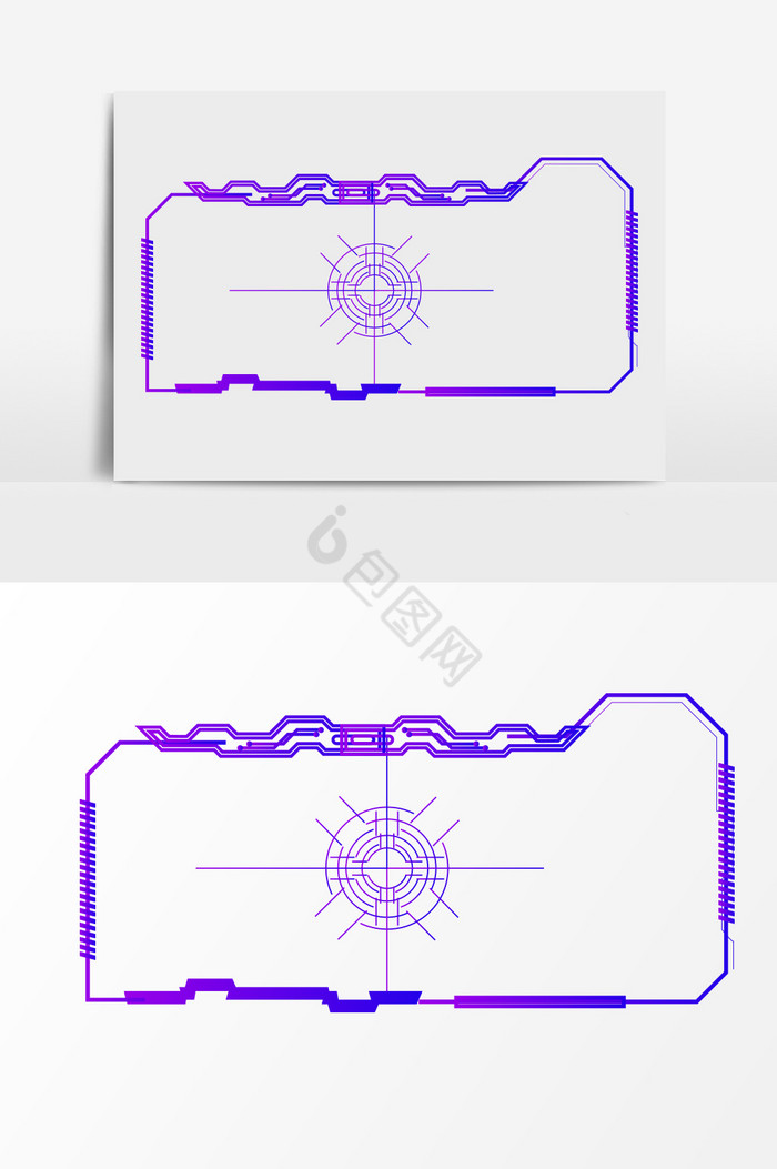 未来科技边框图片
