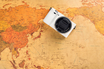 相机创意全球旅行图片