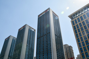 城市商业中心高层建筑群