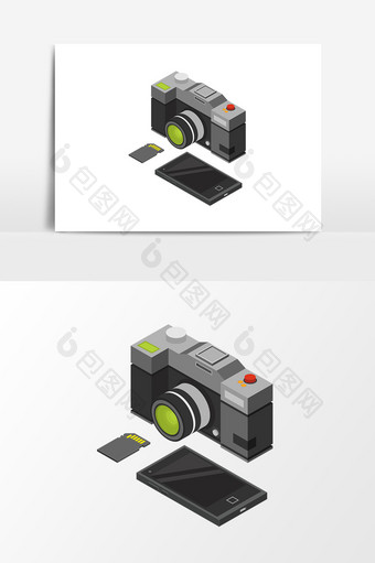 卡通照相机元素设计图片