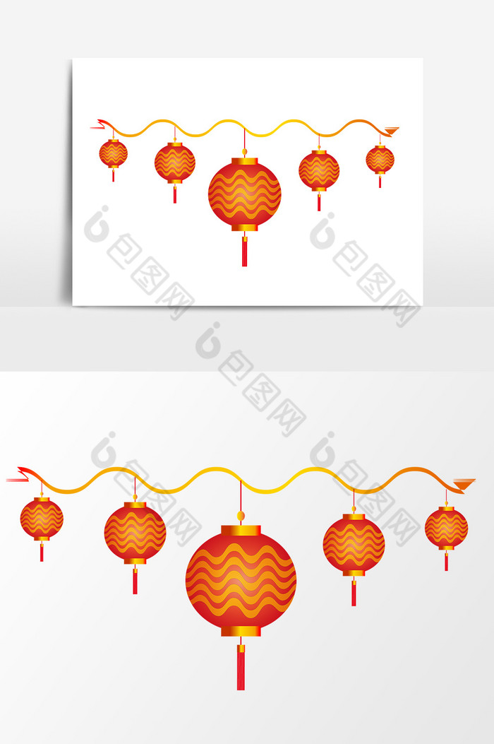 新年灯笼挂饰图片图片