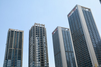城市商业中心高层建筑群