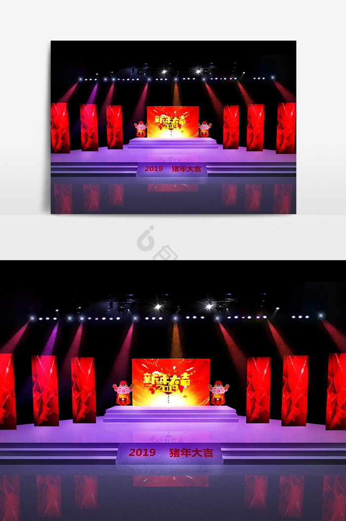【春晚舞台设计】图片_春晚舞台设计素材下载第3页-包图网