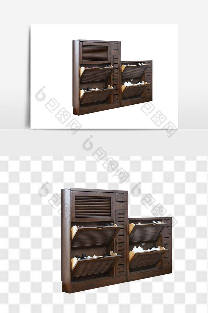 木质高档家具鞋柜