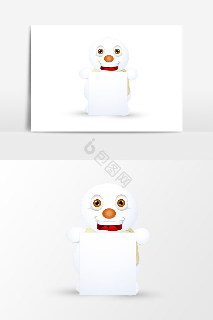 雪人表情图片