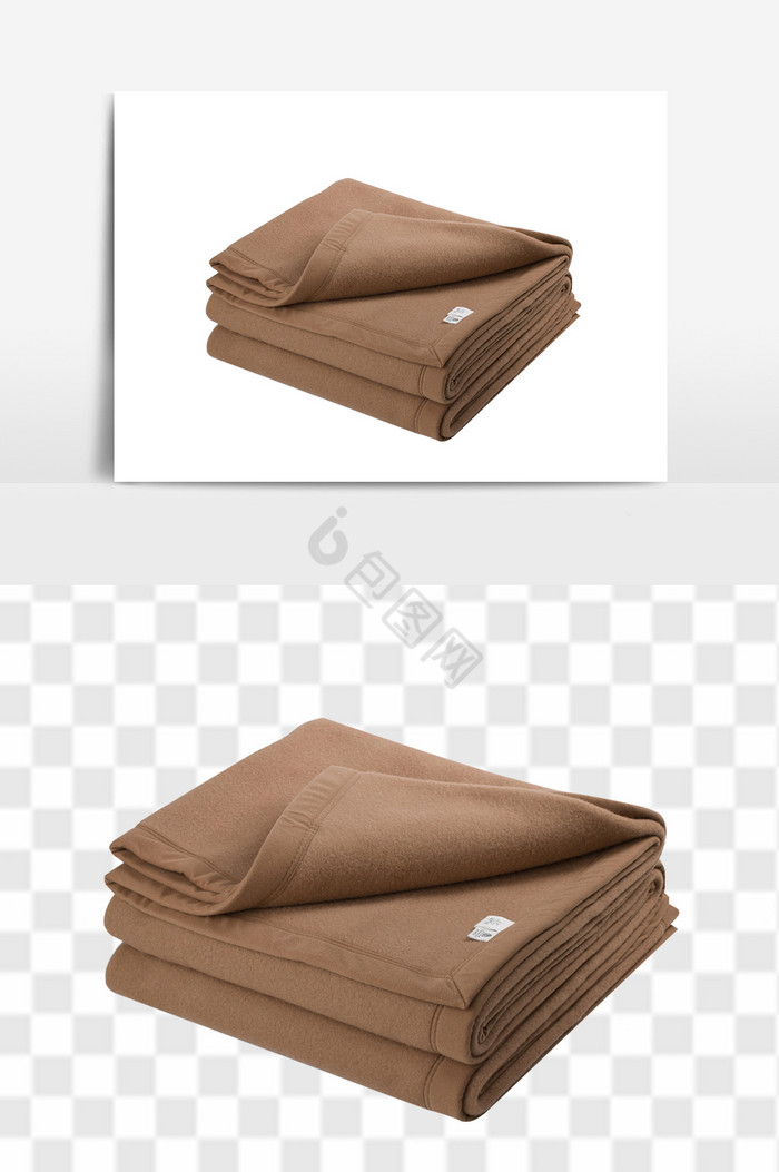 棕色卫生家用毛巾被图片