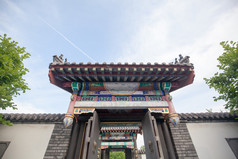 中国仿古建筑大门