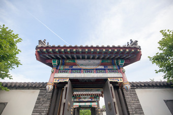 中国仿古建筑大门