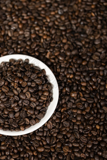 咖啡豆素材创意图片