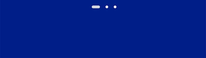 蓝色扁平时尚2.5d购物app引导页界面