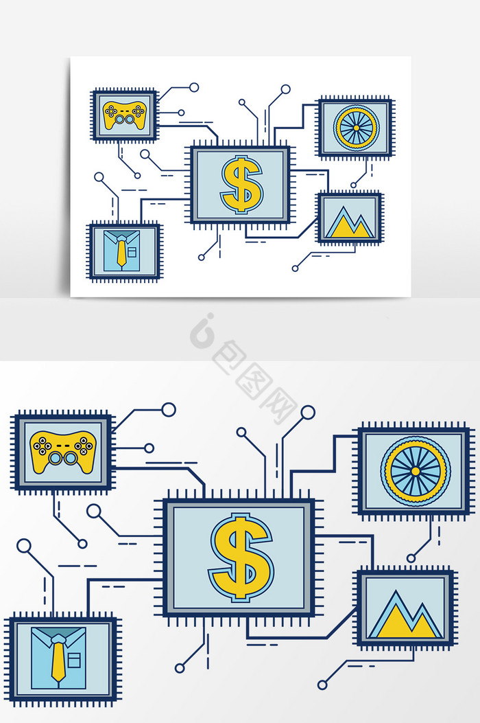 蓝金融科技图片