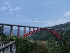 恩施大峡谷铁架桥