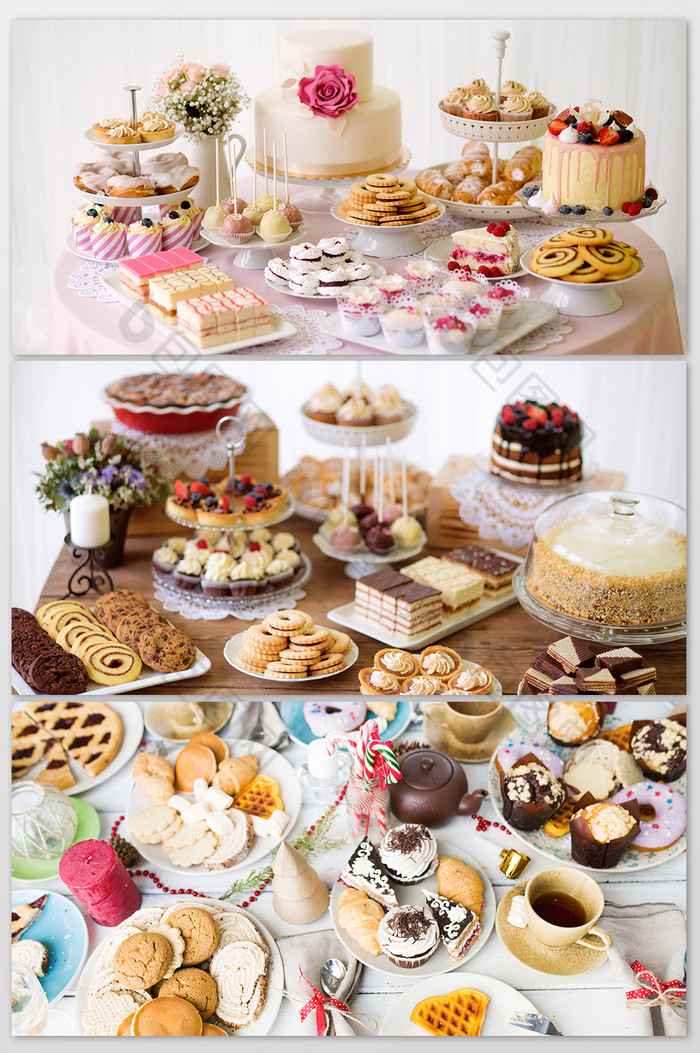 >包图>摄影图>【jpg】>文艺清新一桌子桌子蛋糕摄影图> 所属分类:摄影