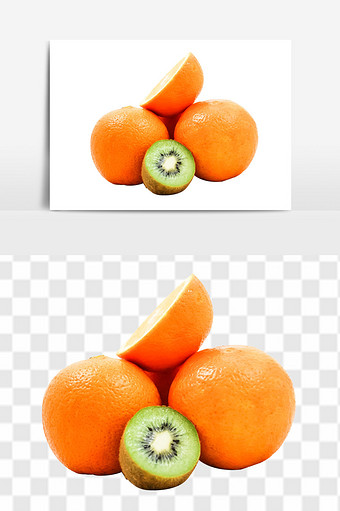新鲜进口冰糖橙脐橙橙子孕妇水果组合元素图片