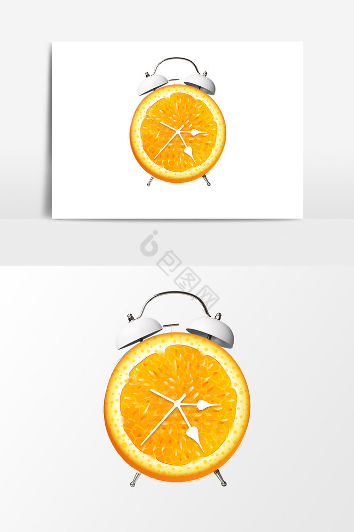 橙子闹钟图片