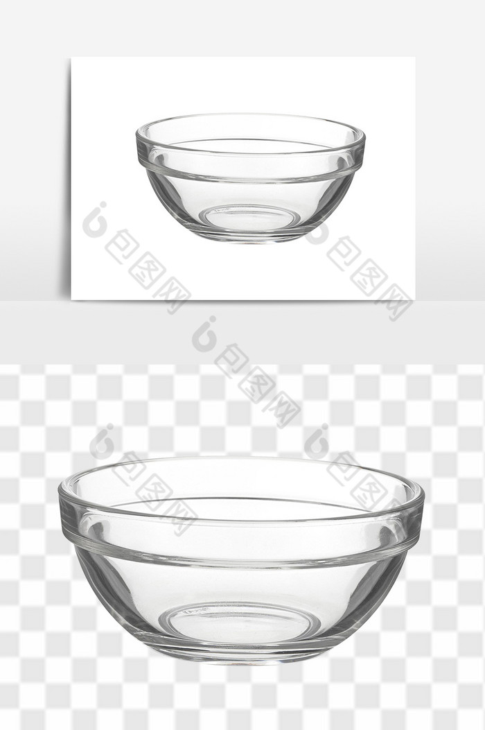 透明厨房家用玻璃碗图片图片
