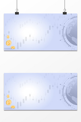 科技地球股市升降图投资理财商业背景