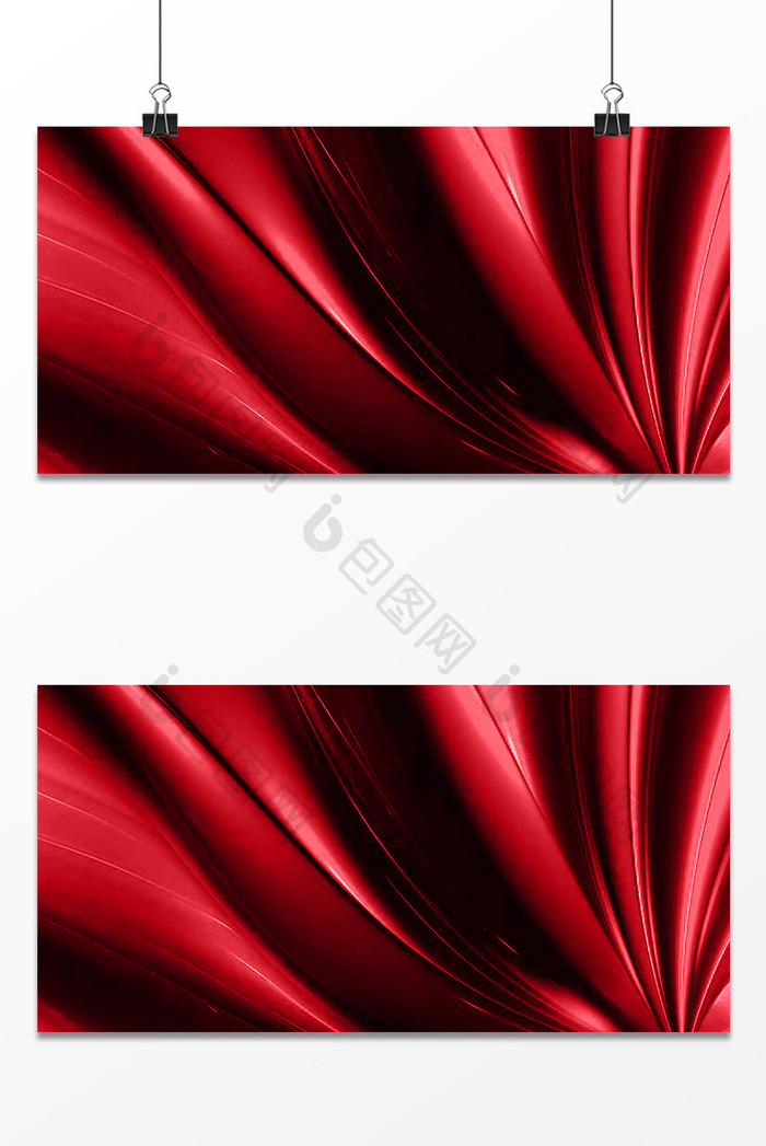 红色绸缎商务广告背景设计