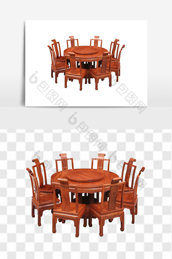红木家具家用餐桌