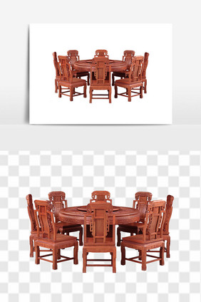 木质家用多人餐桌